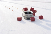 Winter driving Bremsübung