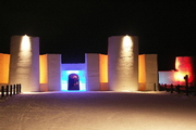 Das Snowcastle bei Nacht