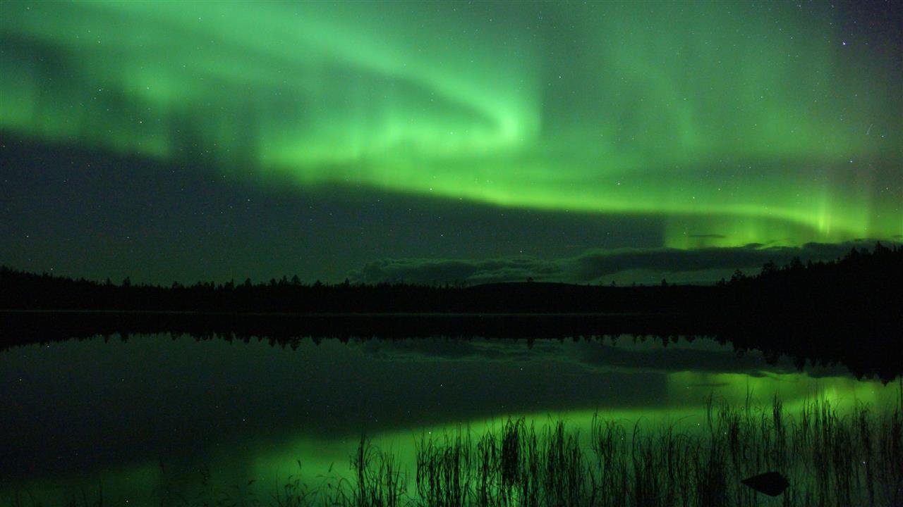 Polarlichter über Ivalo