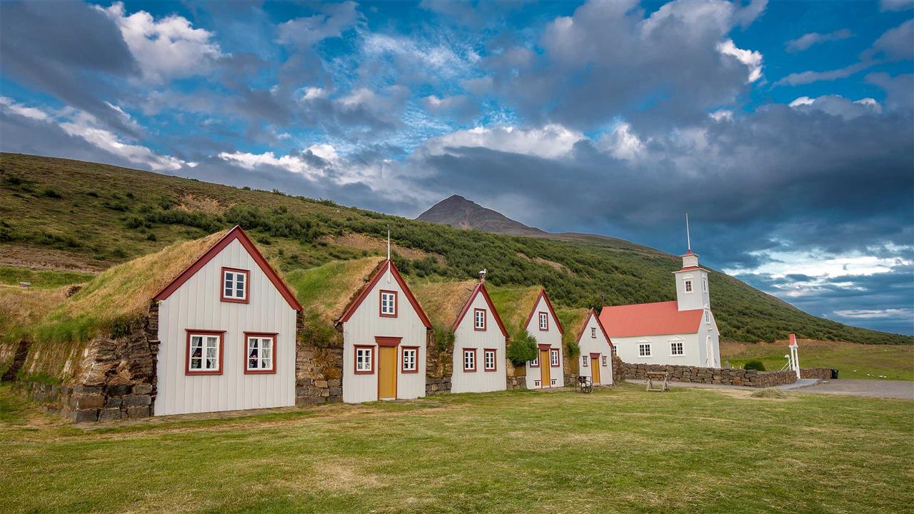 Die Laufaskirche auf Island