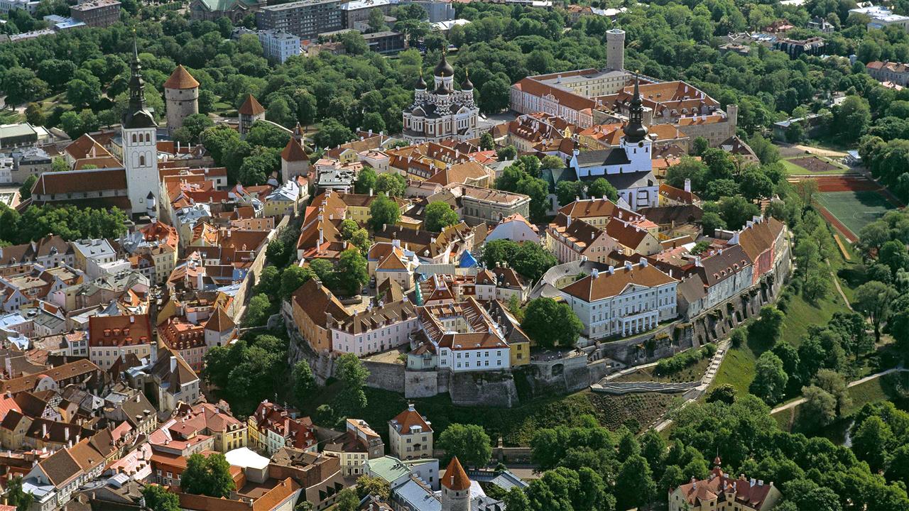 Blick auf die Altstadt von Tallinn