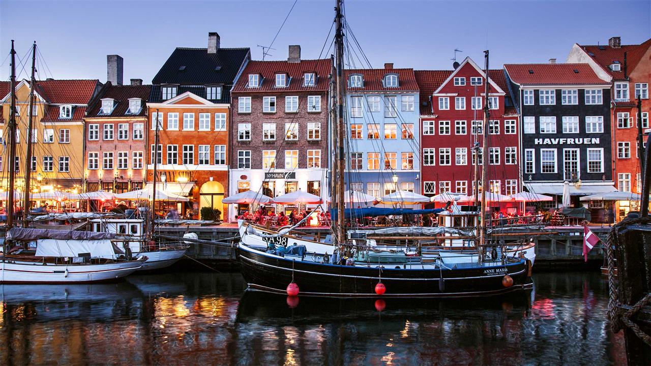 Blick auf Nyhavn
