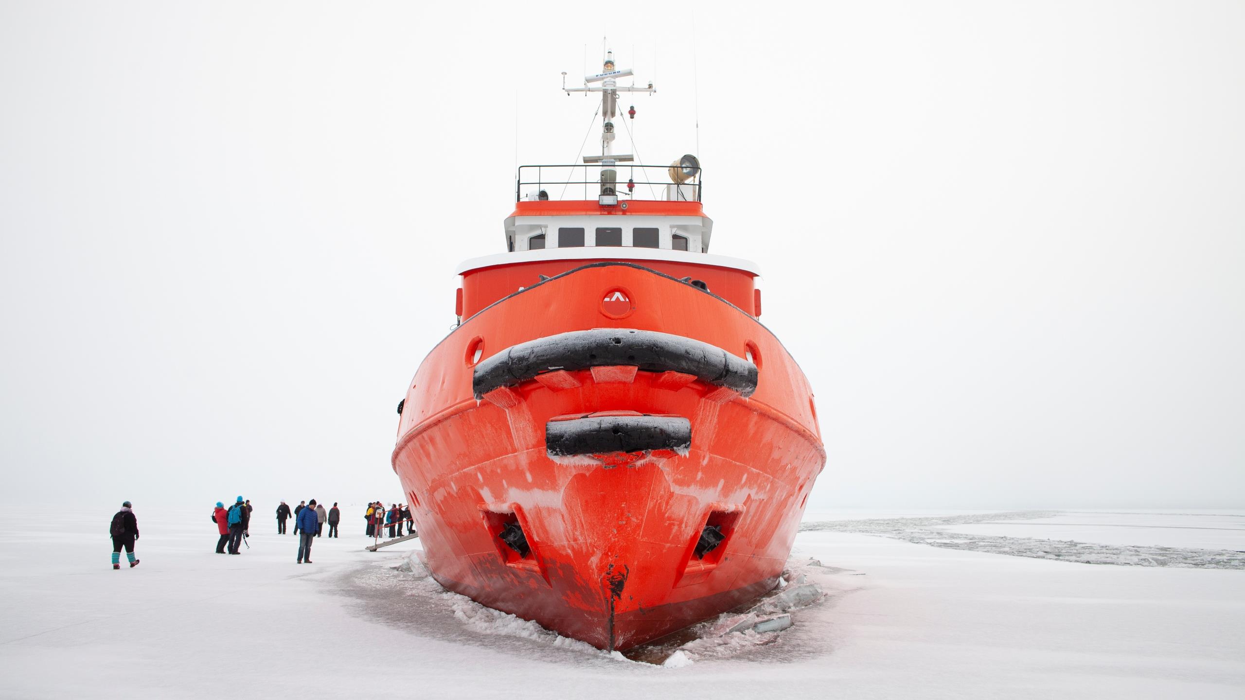 Der Eisbrecher in Piteå