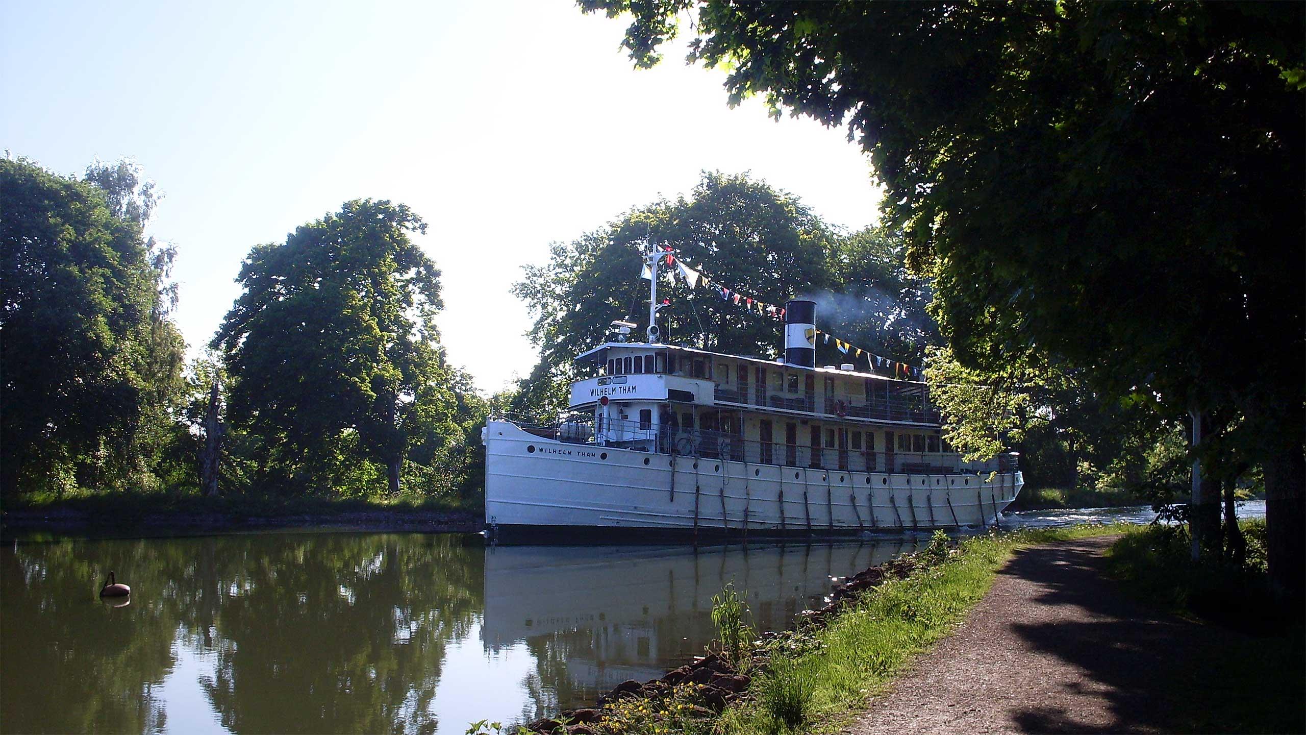 MS Wilhelm Tham - historisches Dampfschiff