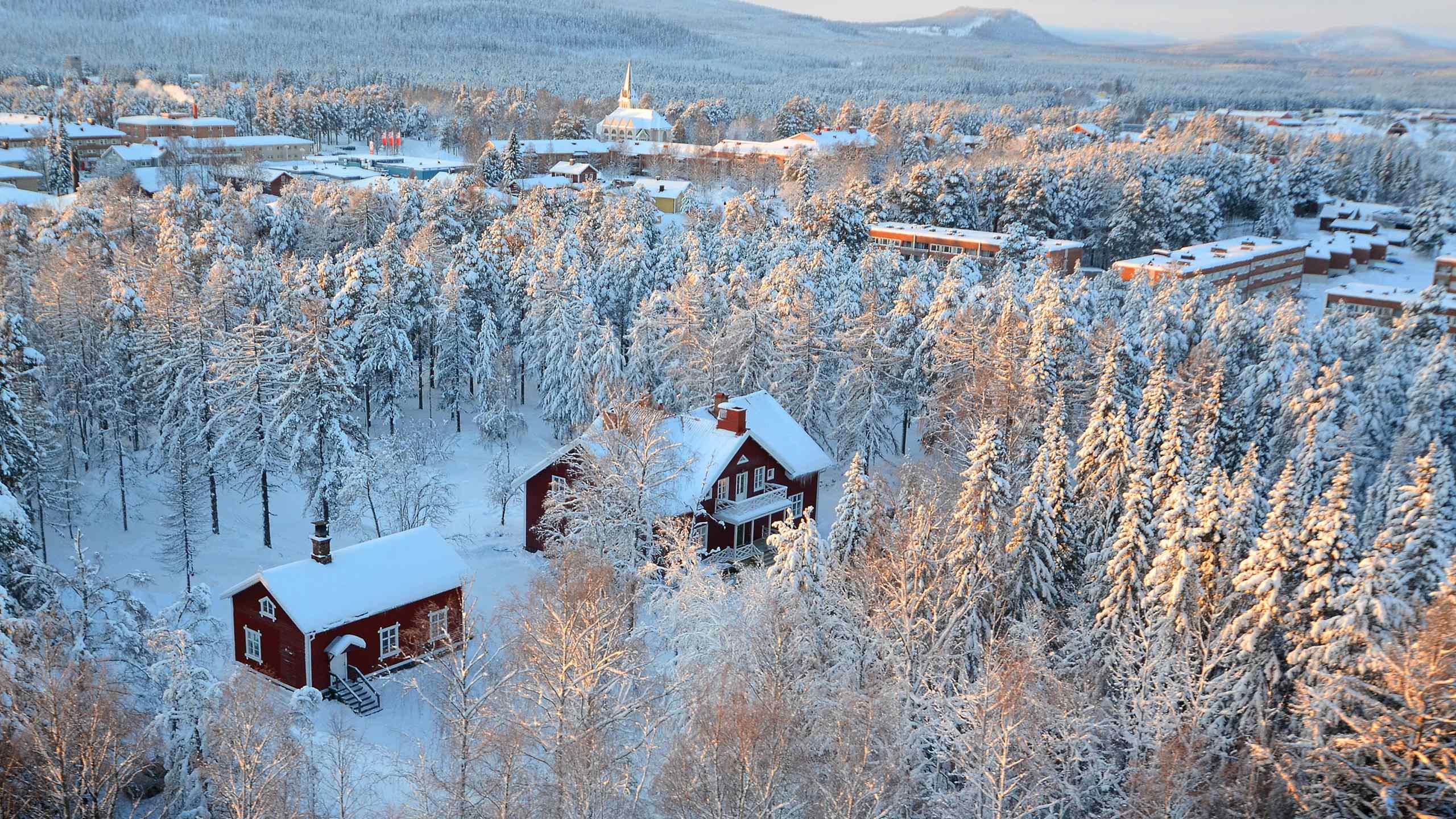 Blick auf das Clarion Collection Hotel Arvidsjaur