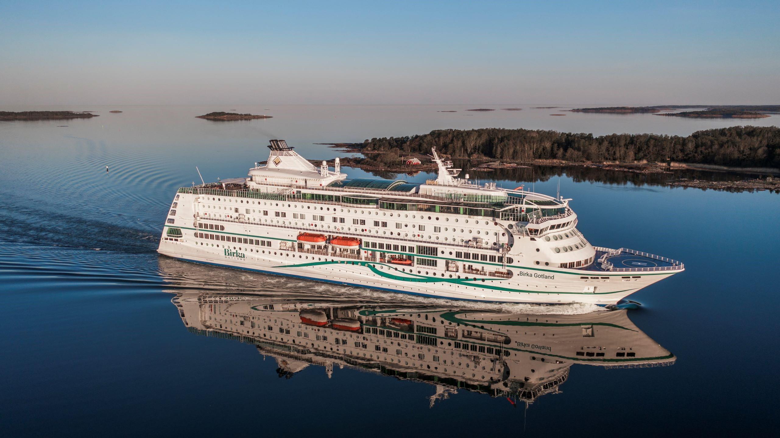 Die Birka auf dem Weg nach Gotland