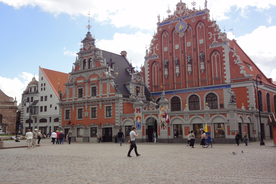 Das Schwarzhäupterhaus in Riga