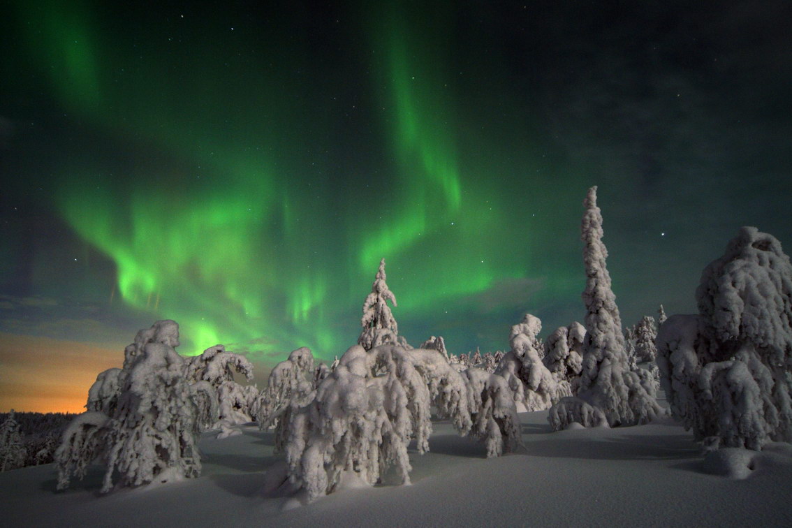 Nordfinnisches Polarlicht Erlebnis