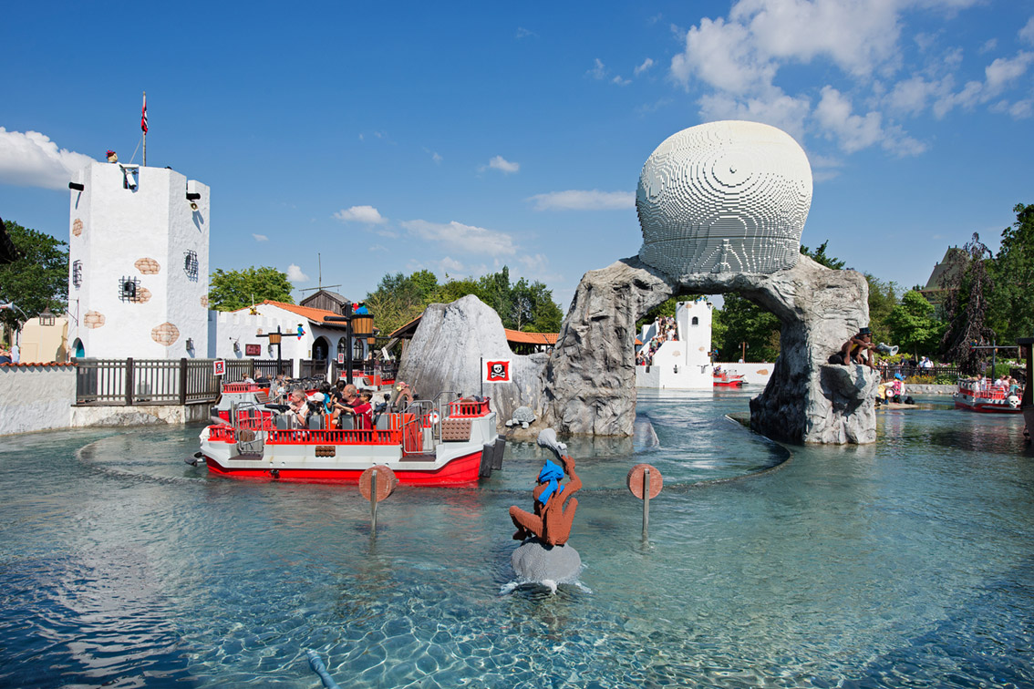 Im Freizeitpark Legoland in Billund