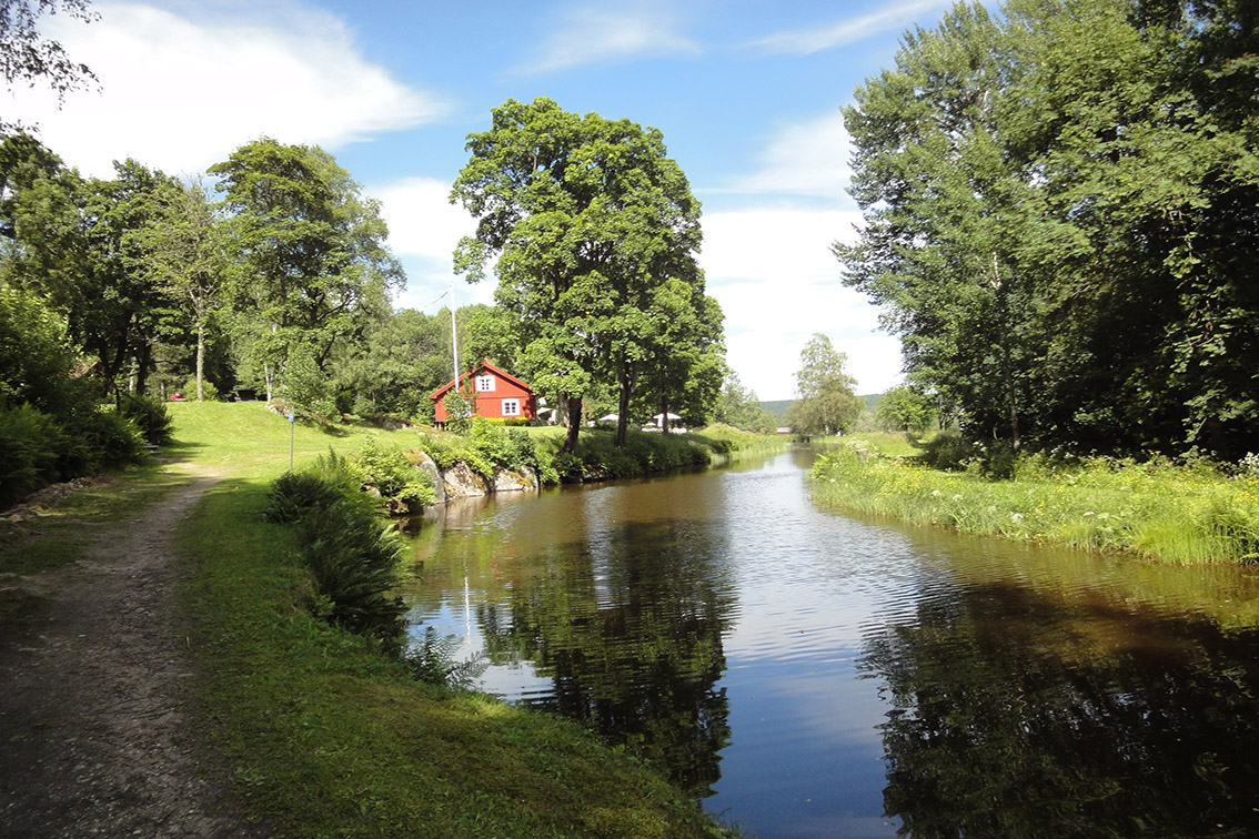 Der Bergslagen Kanal bei Filipstad