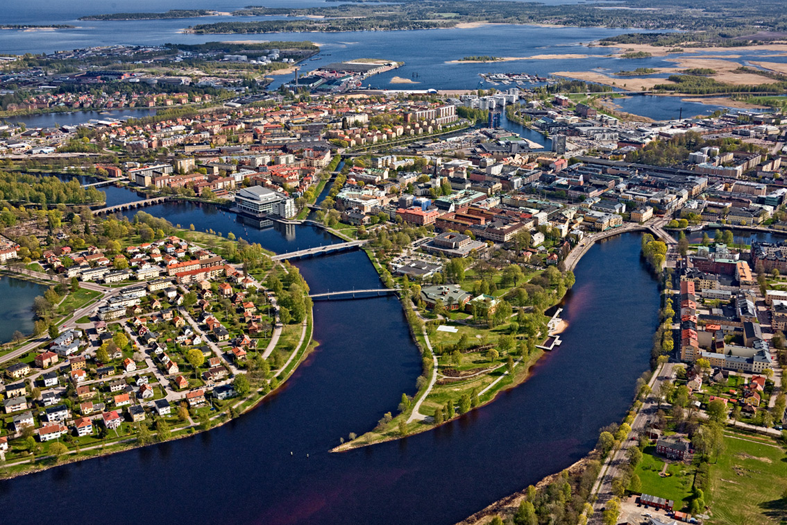 Luftbild von Karlstad