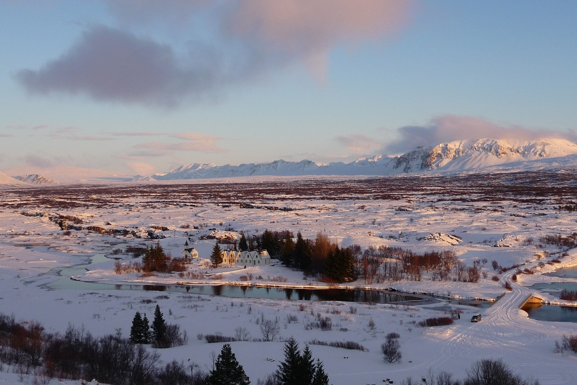 Winterlandschaft auf Island