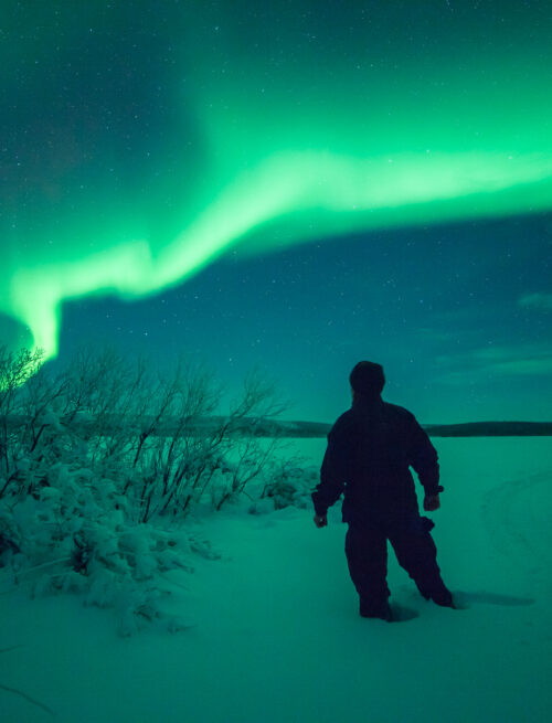 Polarlicht am Inari-See