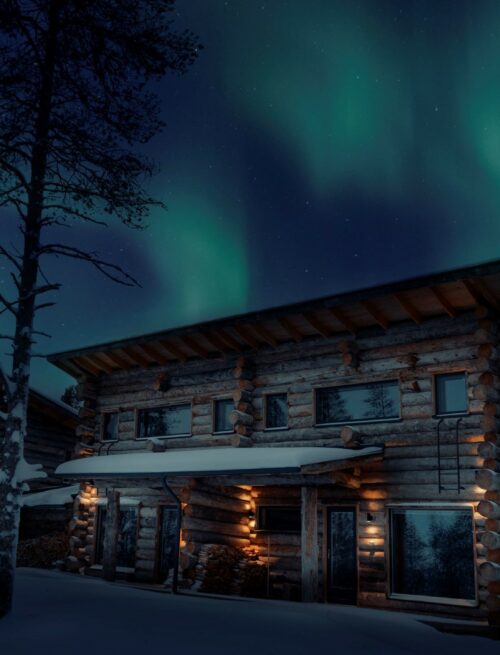 Ferienhaus oder Luxusapartment in Lappland