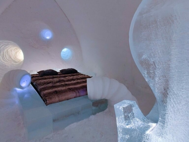Arctic SnowHotel Suite und Superior Zimmer ©Arctic Snow Hotel & Glass Igloos