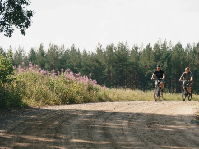 Mit dem Rad in Nordschweden unterwegs © Granö Beckasin