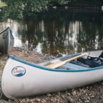 Mit dem Kanu geht es auf die erste Etappe © Granö Beckasin