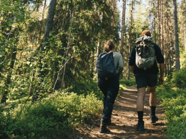 Die zweite Etappe legen Sie zu Fuß zurück © Granö Beckasin