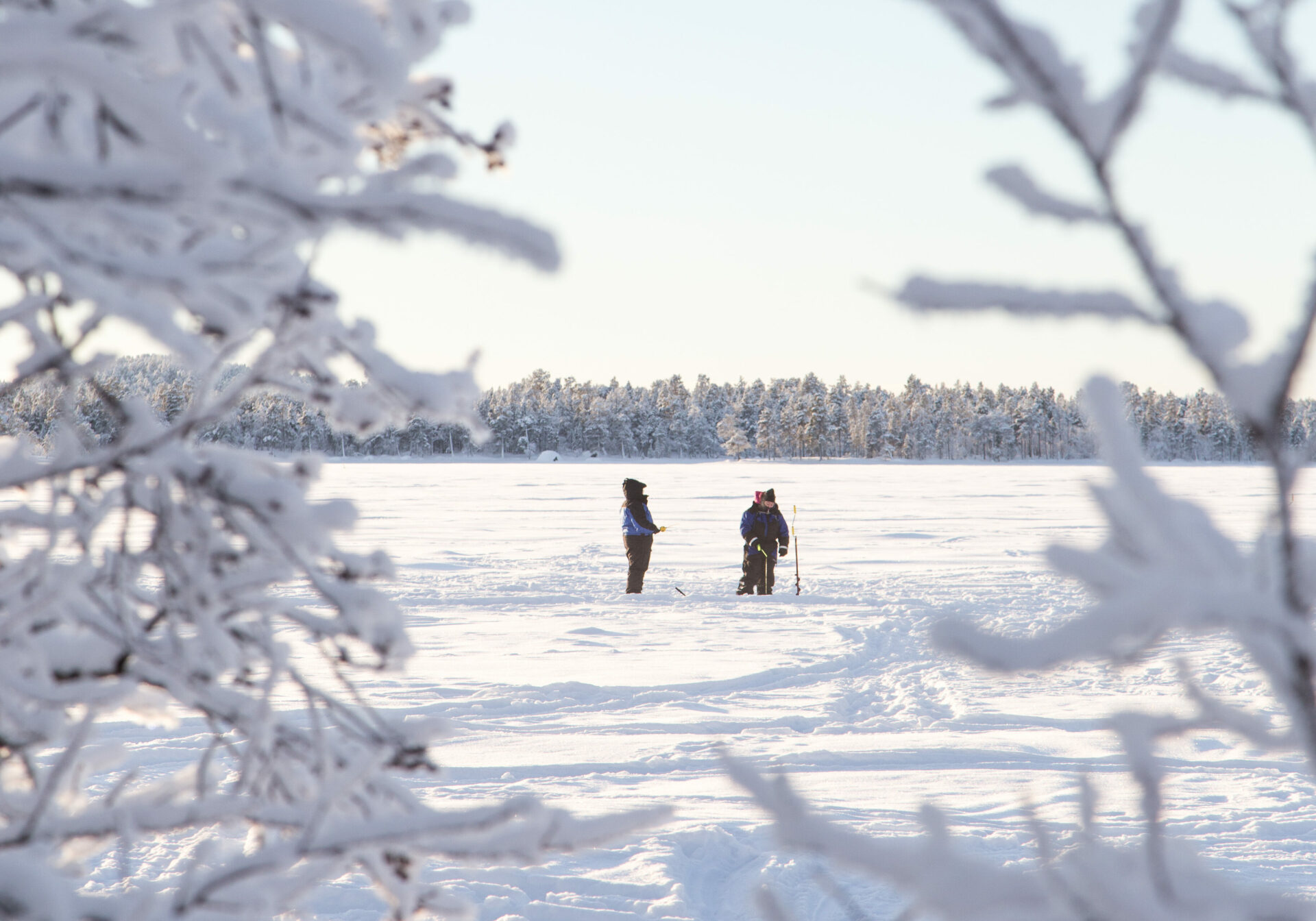 Winter am Inari-See ©Visit Inari