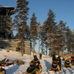 Schneemobiltour beim Hotel Kalevala © wild taiga