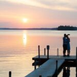 Blick auf den See © Petäys Resort