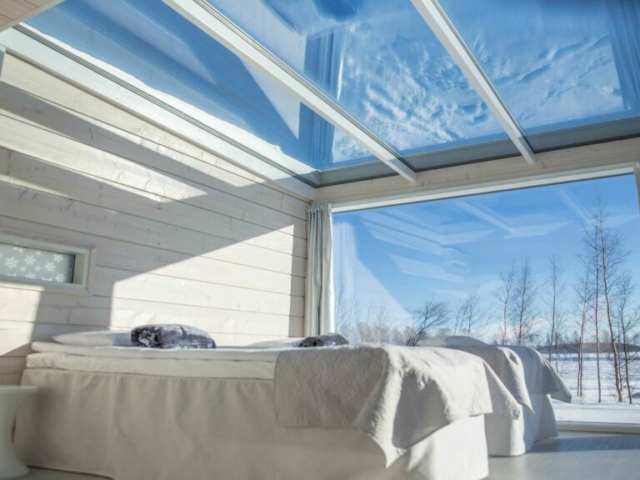 Blick in eine Seaside Glass Villa © Kemi Tourism Ltd