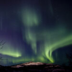 Polarlicht über dem Camp Ripan © Tetsu Miwa / Camp Ripan