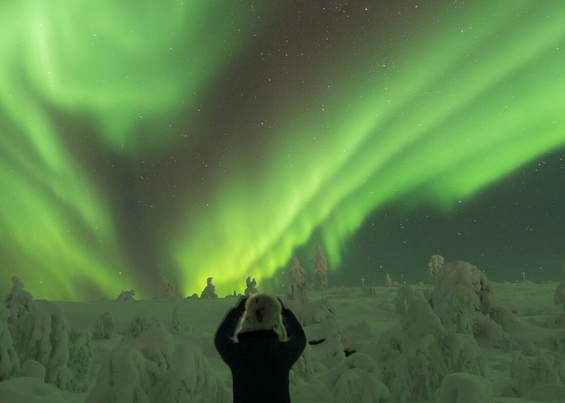 Nordlichter in Finnland