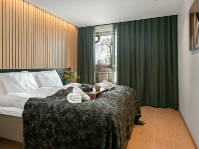 Doppelzimmer in der Haltia Lake Lodge © Haltia Lake Lodge