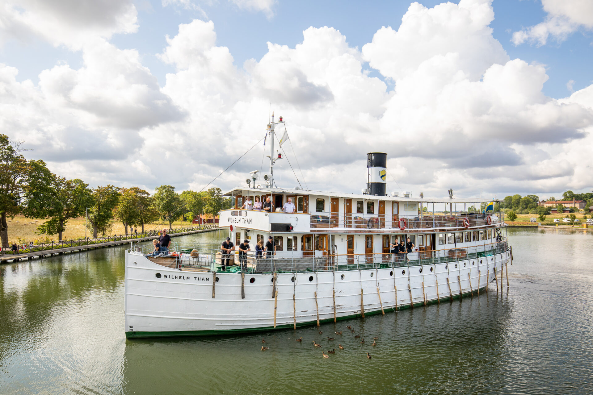 Wilhelm Tham unterwegs © Göta Kanal Rederi AB