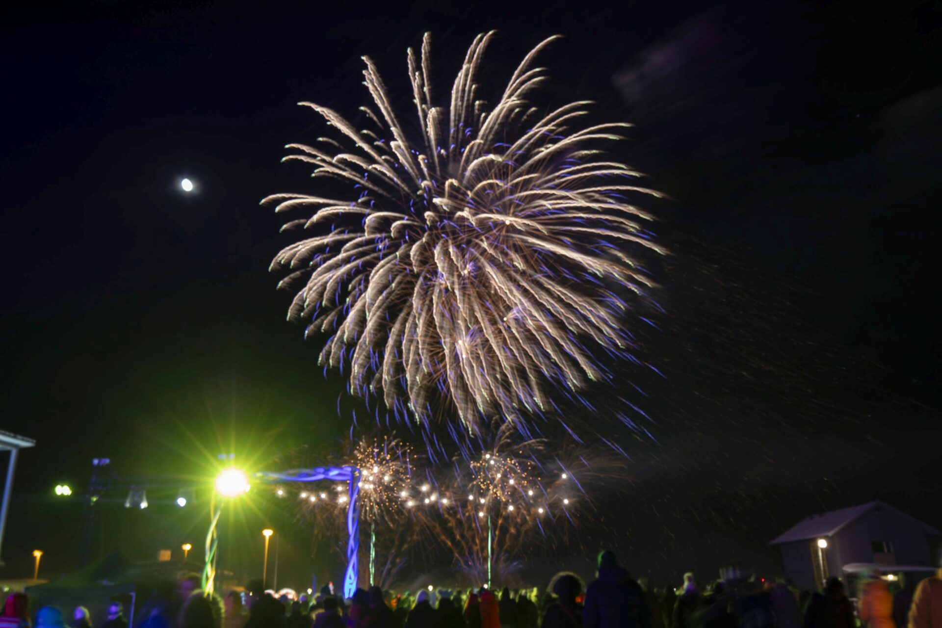 Feuerwerk an der Schwedisch-Finnischen Grenze © HaparandaTornio Turistbyrå