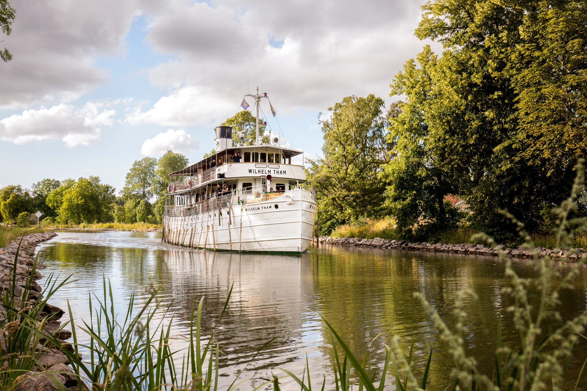 MS Wilhelm Tham auf dem Göta Kanal © Göta Kanal Rederi AB