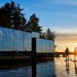 Mirrorhouse direkt am Wasser © Lehmonkärki Resort