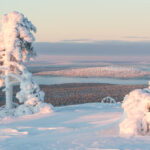 Verschneite Landschaft in Lappland ©Markus Kiili, Visit Finland