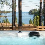 Outdoor Jacuzzi der Glas Villa im Santalahti Resort © Santalahti Resort