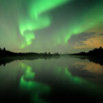 Doppeltes Nordlicht im Herbst © Thomas Kast/Visit Finland