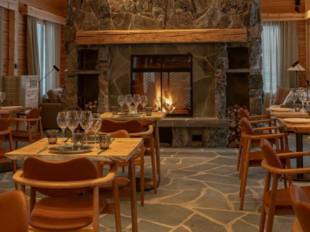 Restaurant im Nivunki Village in Muonio © Destination Lapland Nivunki Village
