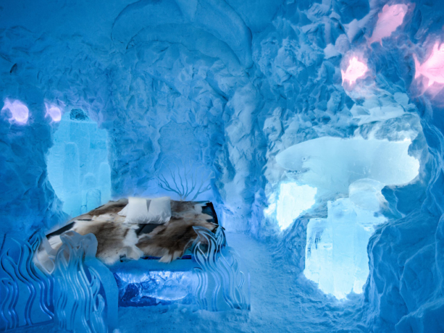 Art Suite im ICEHOTEL ©Jonathan Paul, Asaf Kliger, ICEHOTEL