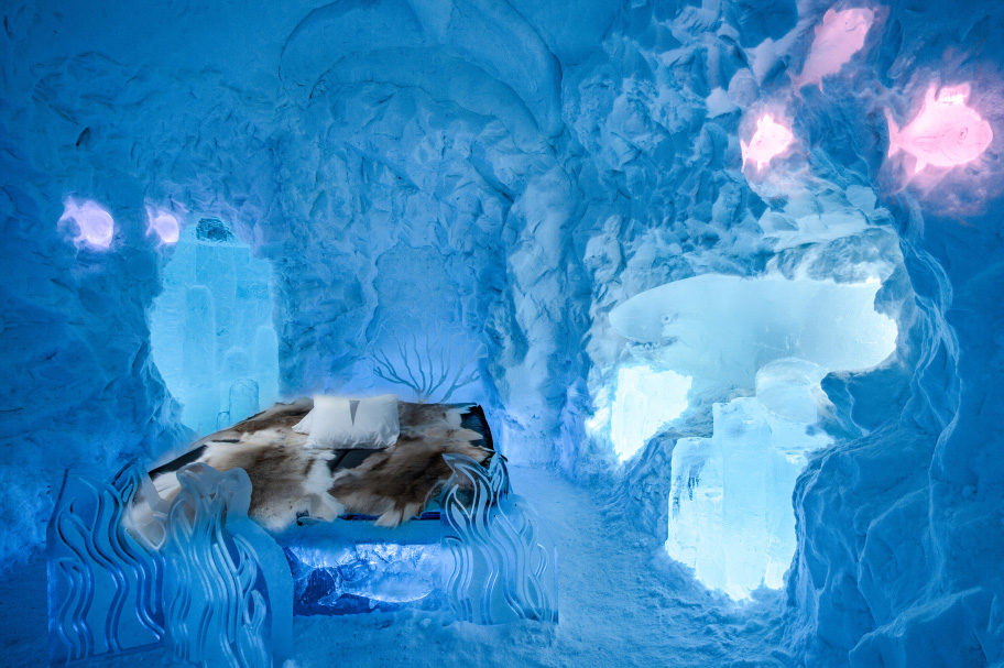 Art Suite im ICEHOTEL ©Jonathan Paul, Asaf Kliger, ICEHOTEL