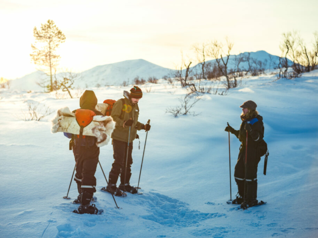 Schneeschuhwanderung © Tromsø Villmarksenter