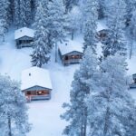 Die Ferienhäuschen der Brändön Lodge © Brändön Lodge