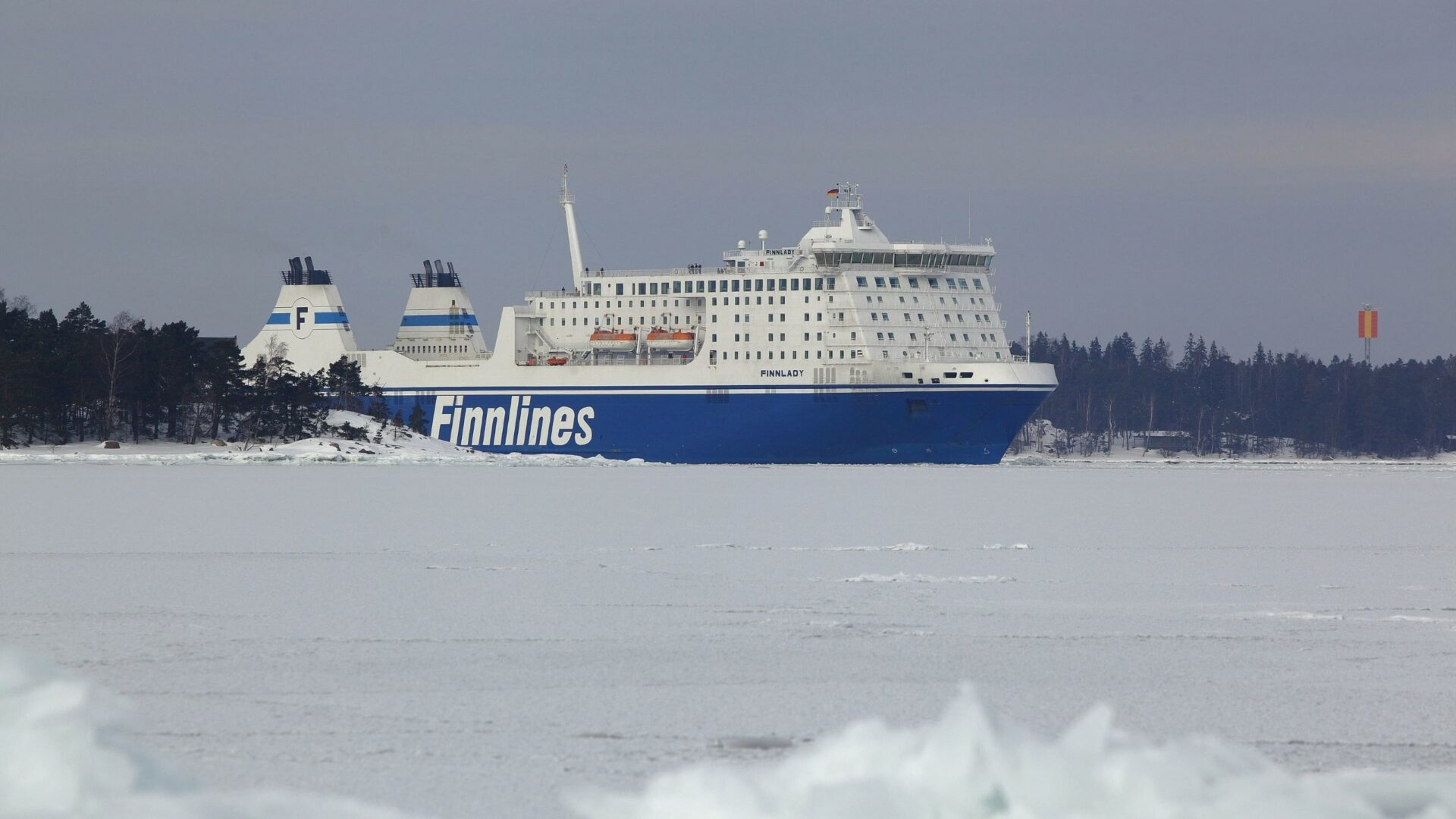 Mit Finnlines auf Eisfahrt © Finnlines