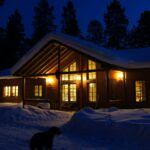 Außenansicht der © Eräkeskus Wilderness Lodge