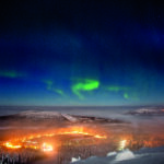 Nordlichter über Iso-Söyte © Tiina Törmänen, Visit Finland