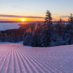 Sonnenuntergang auf der Piste © Vuokatti