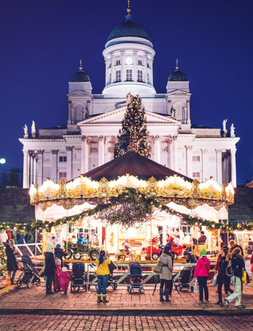 Weihnachtsmarkt in Helsinki und Natur pur