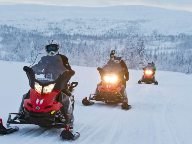 Schneemobiltour © Imagebank.sweden.se
