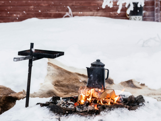 Winter Fika © Håkan Stenlund, Swedish Lapland