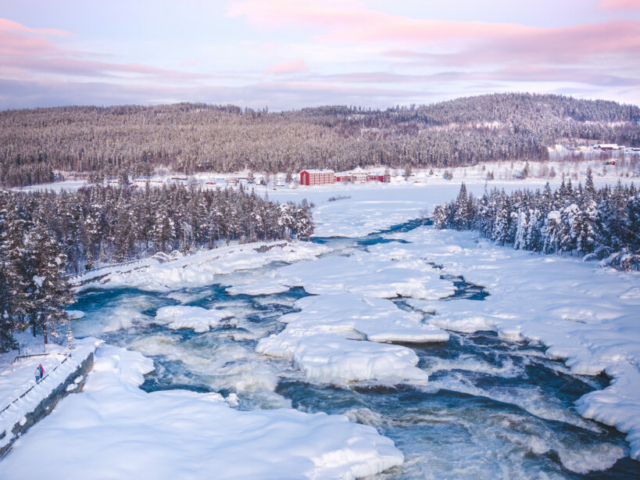 Storforsen Stromschnellen © Jens Wennerberg, Swedish Lapland