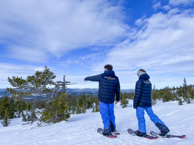 Schneeschuhwanderung in Schwedisch Lappland © Lapland Lodge